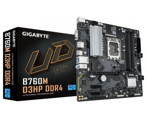 PLACA BASE GIGABYTE B760M D3HP 1700 MATX 4XDDR4·